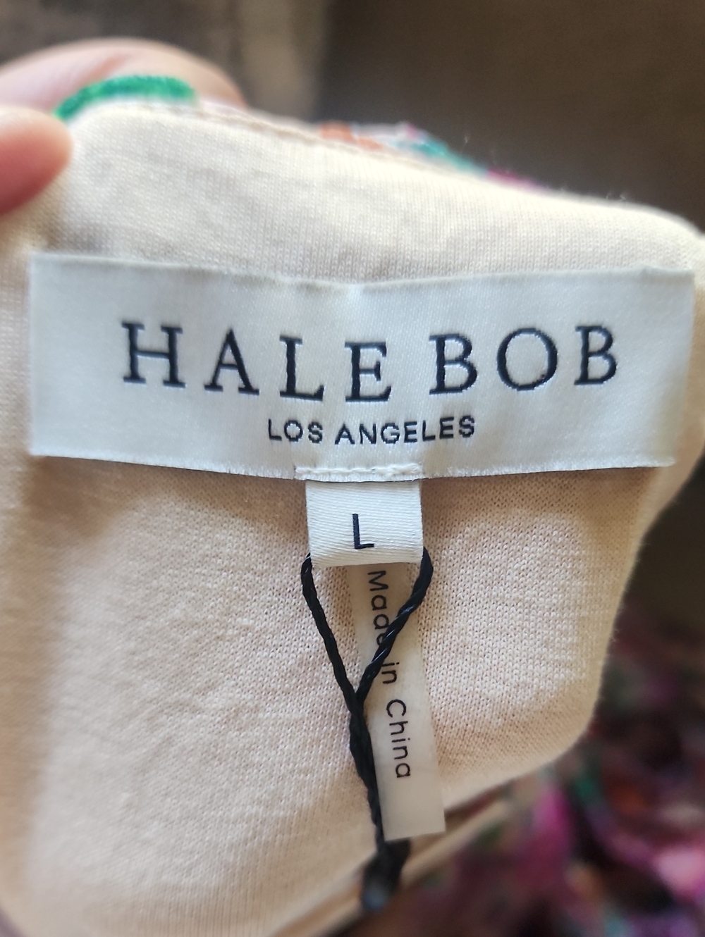 Hale Bob NWT Velvet Burnout Floral Mini Dress Pink Boho Romantic Size L - Picture 7 of 13
